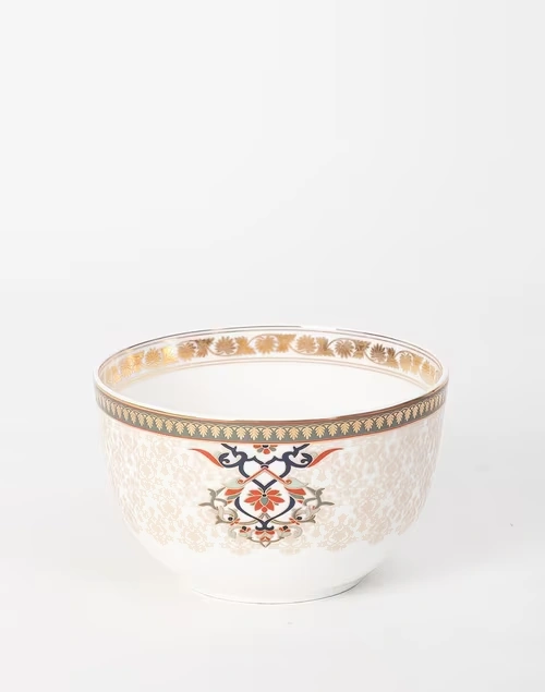 Jodha Ceramic Decaled Serving Bowl