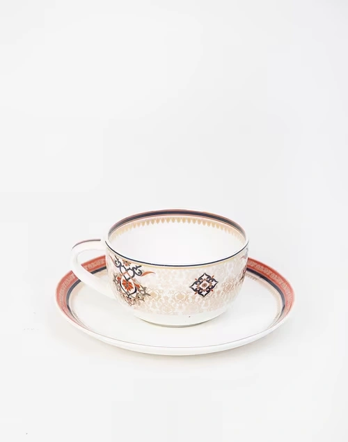 Jodha Ceramic Decaled Cup N Saucer Set