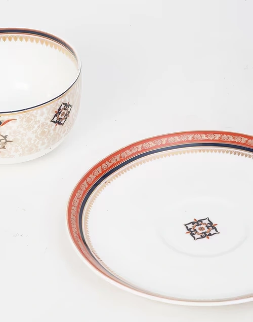 Jodha Ceramic Decaled Cup N Saucer Set 3 Jodha Ceramic Decaled Cup N Saucer Set