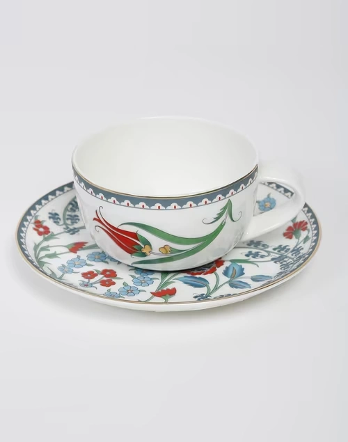 Avasa Ceramic Decaled Cup N Saucer Set