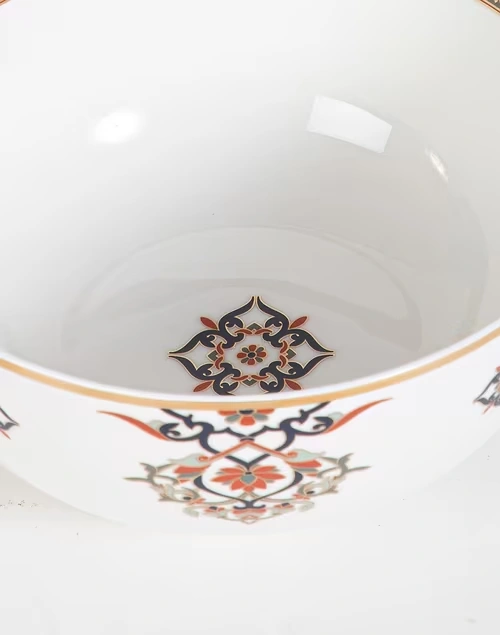 Jodha Ceramic Decaled Serving Bowl