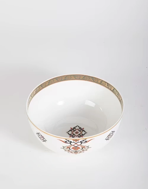 Jodha Ceramic Decaled Serving Bowl