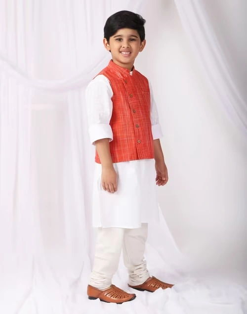 Cotton Bana Woven Nehru Jacket 3 Cotton Bana Woven Nehru Jacket