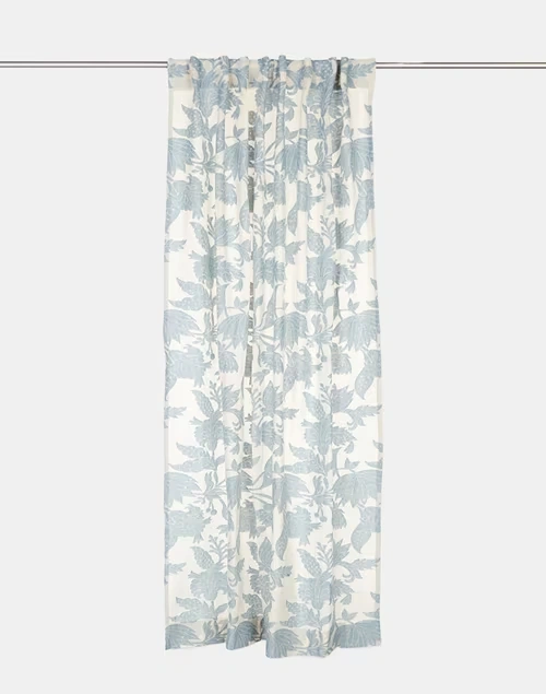 Blue Dhruv Cotton Semi Sheer Curtain | 1Pc 3 Blue Dhruv Cotton Semi Sheer Curtain | 1Pc