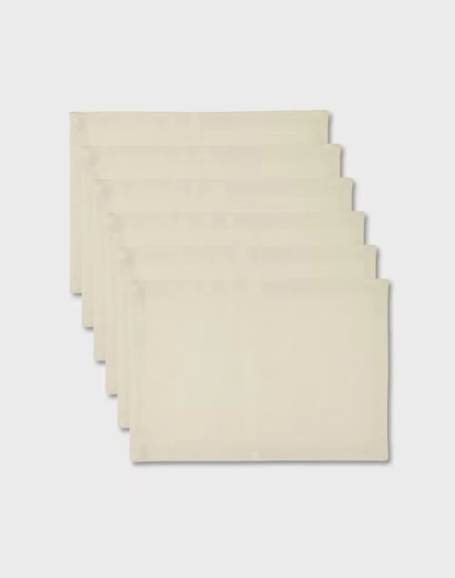 Dhaani Cotton Blend Woven Mat Set of 6