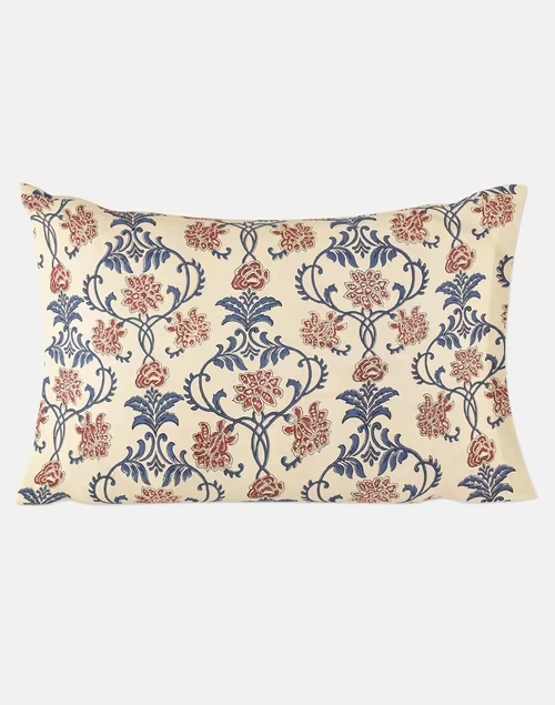 Beige Mehulika Cotton Pillow Cover | Set of 2 3 Beige Mehulika Cotton Pillow Cover | Set of 2