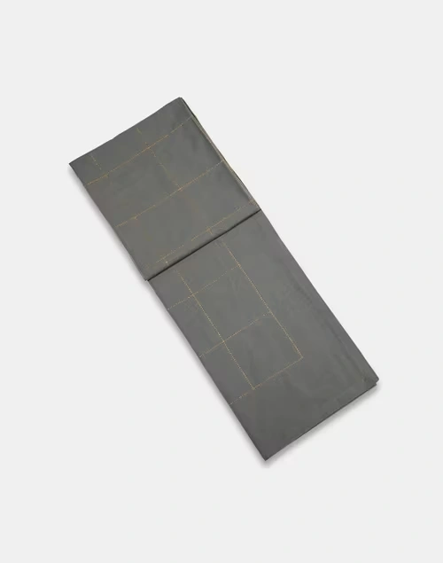 Grey Suvarn Baasu Woven Cotton Table Cover