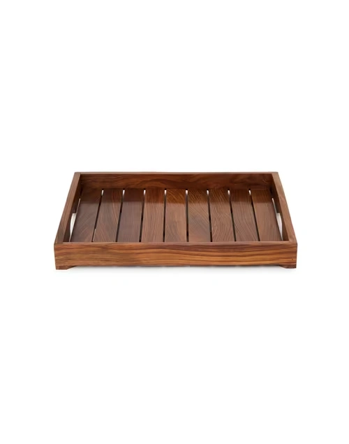 Brown Sheesham Wood Tray
