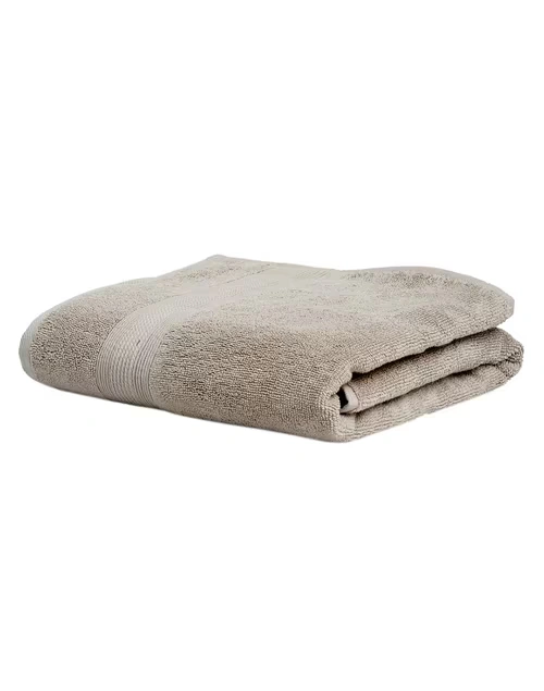 Beige Cotton Sancha Pile Woven Hand Towel