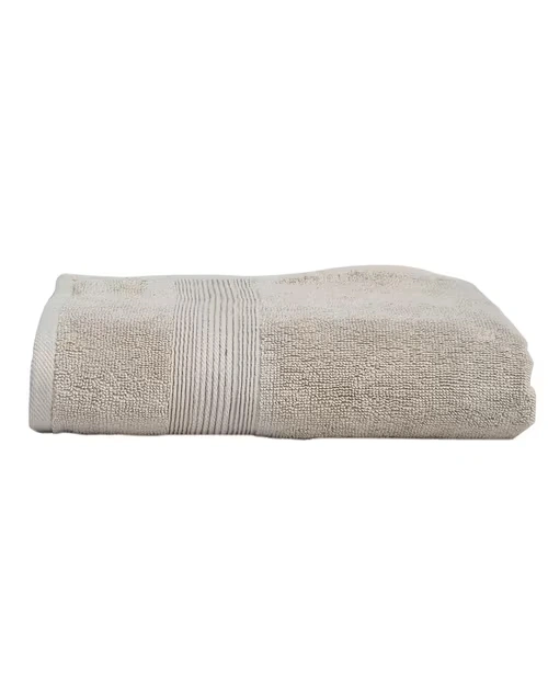Beige Cotton Sancha Pile Woven Hand Towel