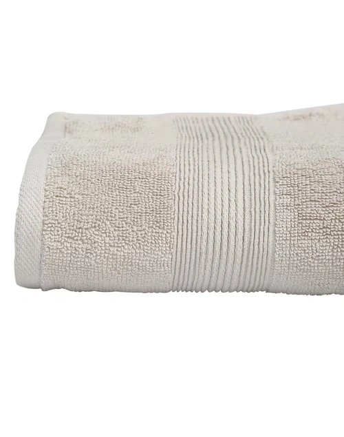 Beige Cotton Sancha Pile Woven Hand Towel