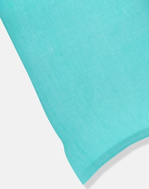 Turquoise Cotton Pillow Cover Set Of 2 4 Turquoise Cotton Pillow Cover Set Of 2