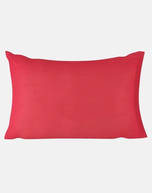 Red Cotton Pillow Cover Set | Set of 2 3 Red Cotton Pillow Cover Set | Set of 2