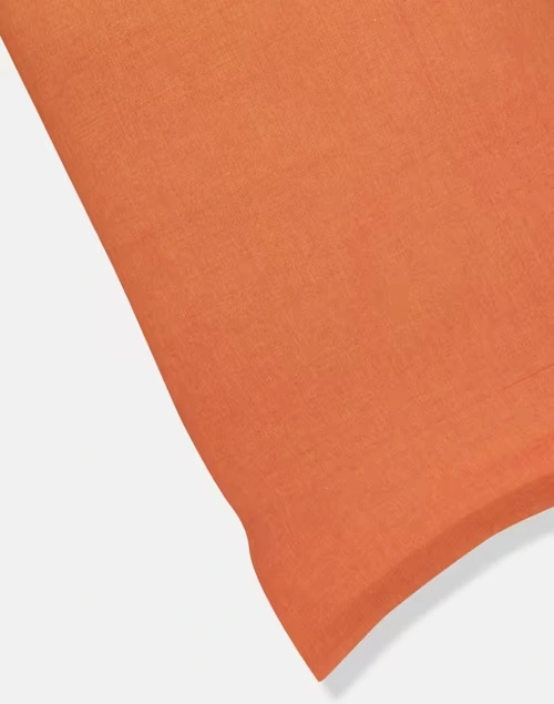 Orange Cotton Pillow Cover Set Of 2 4 Orange Cotton Pillow Cover Set Of 2