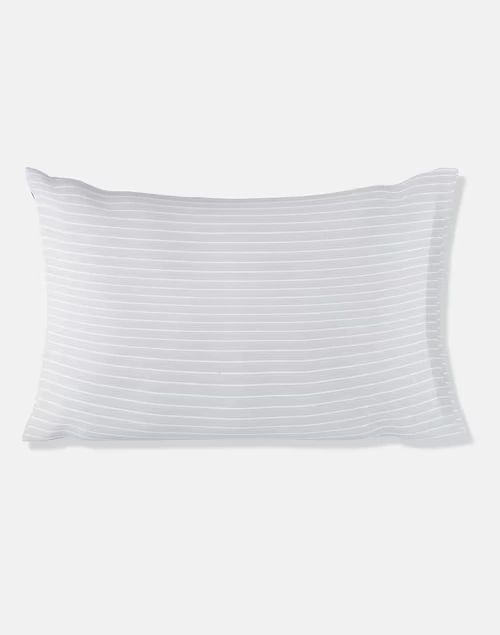 Grey Cotton Nile Stripe Pillow Cover Set Of 2 3 Grey Cotton Nile Stripe Pillow Cover Set Of 2