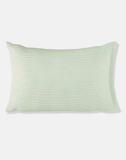 Green Cotton Nile Stripe Pillow Cover Set Of 2 3 Green Cotton Nile Stripe Pillow Cover Set Of 2
