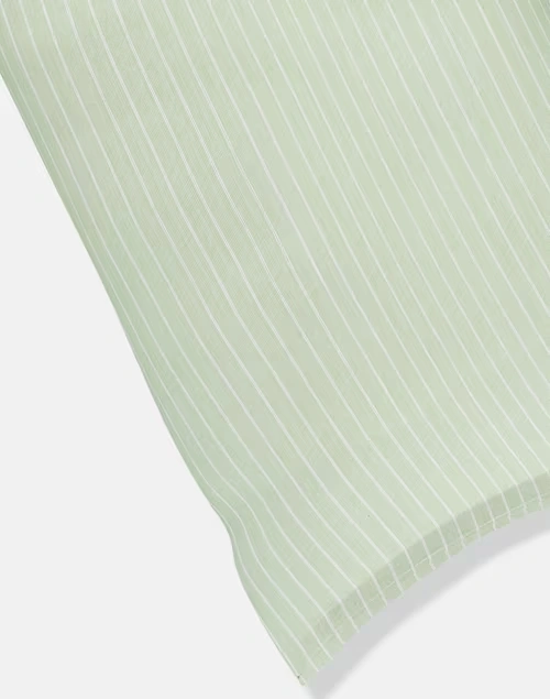 Green Cotton Nile Stripe Pillow Cover Set Of 2 4 Green Cotton Nile Stripe Pillow Cover Set Of 2