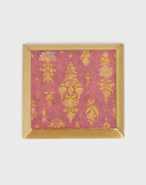 Red Ameera Metal Coaster Set Of 4 3 Red Ameera Metal Coaster Set Of 4