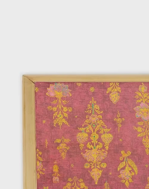 Red Ameera Metal Coaster Set Of 4 4 Red Ameera Metal Coaster Set Of 4