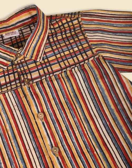 Maroon Cotton Printed Shirt 4 Maroon Cotton Printed Shirt