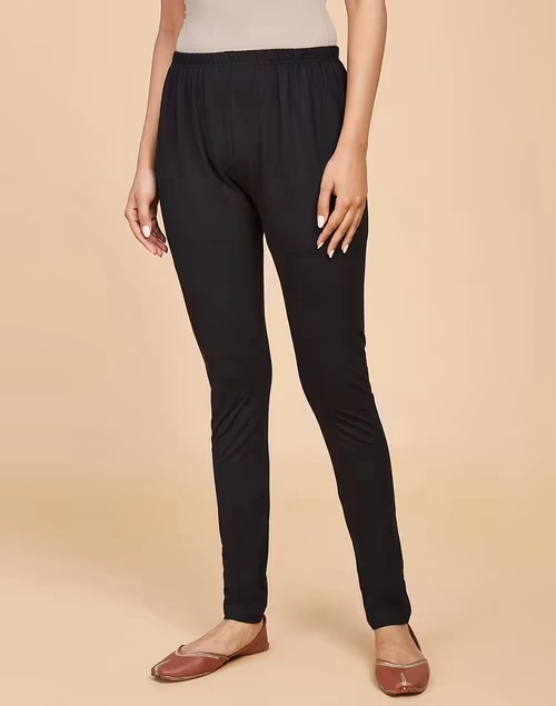 Black Cotton Churidar