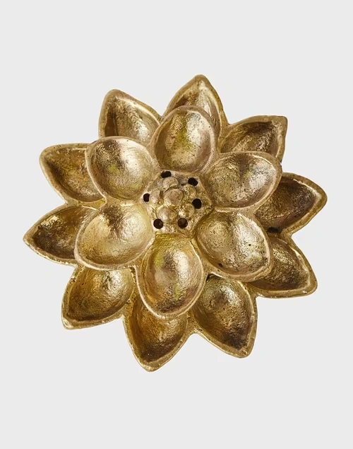 Suvarn Brass Lotus Incense Holder 4 Suvarn Brass Lotus Incense Holder