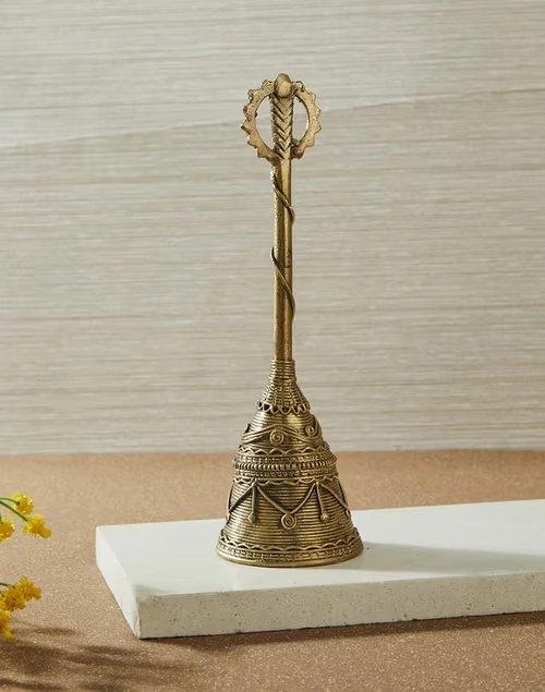Brass Suvarn Dhokra Bell