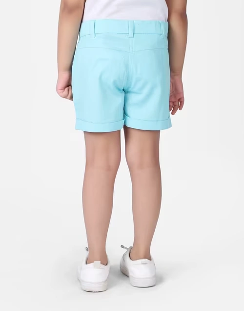 Cotton Twill Weave Shorts