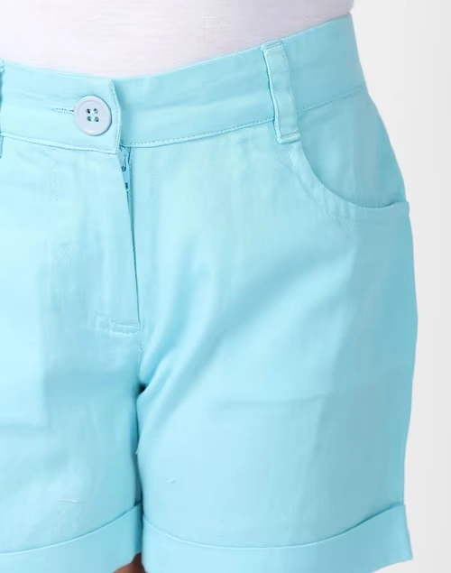 Cotton Twill Weave Shorts 3 Cotton Twill Weave Shorts