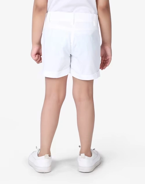 Cotton Twill Weave Shorts