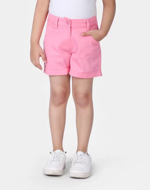 Cotton Twill Weave Shorts