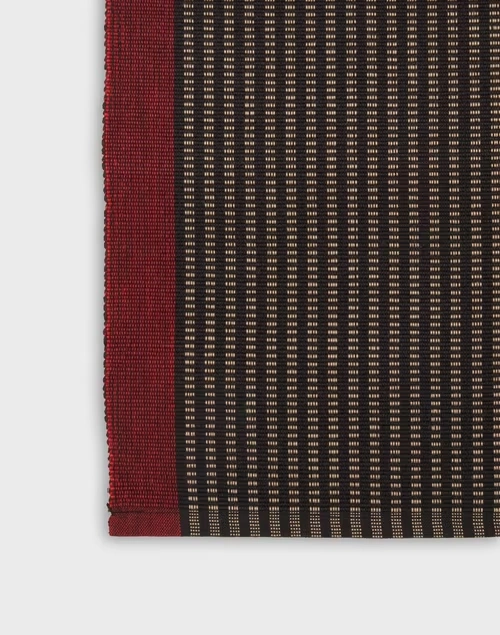 Black Shubhika Cotton Mat | Set of 6 4 Black Shubhika Cotton Mat | Set of 6