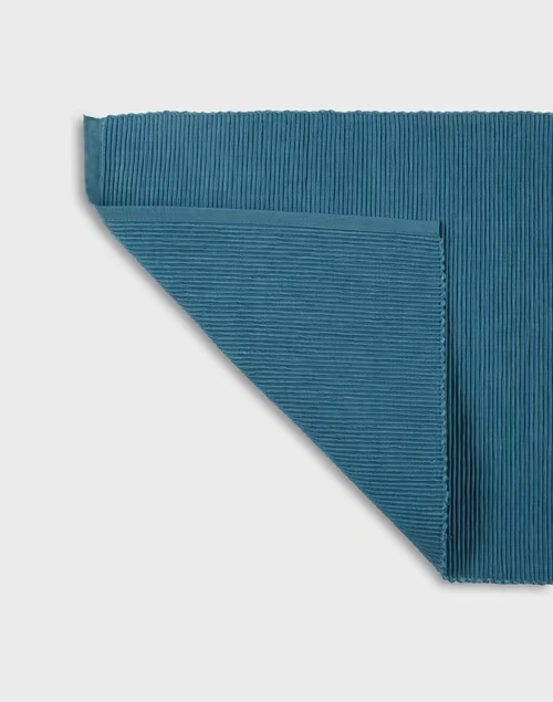 Blue Prithi Cotton Mat - Set Of 6 4 Blue Prithi Cotton Mat - Set Of 6