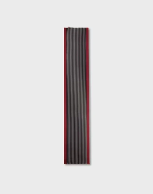 Black Red Shubikha Cotton Woven Runner