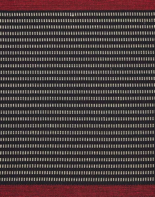 Black Red Shubikha Cotton Woven Runner
