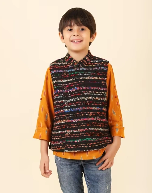 Multi Cotton Woven Jacket