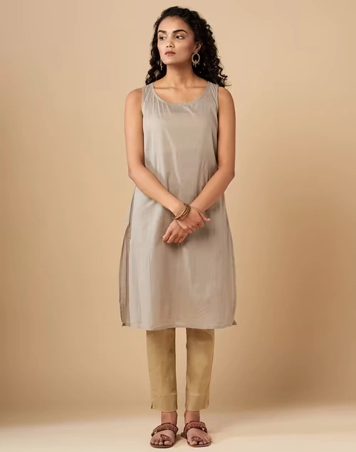 Cotton Printed Knee Length Kurta 4 Cotton Printed Knee Length Kurta