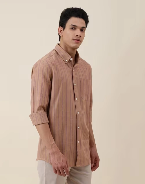 Brown Cotton Shirt 3 Brown Cotton Shirt