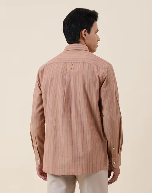 Brown Cotton Shirt 4 Brown Cotton Shirt