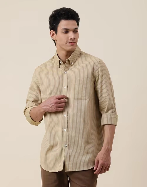 Beige Cotton Shirt