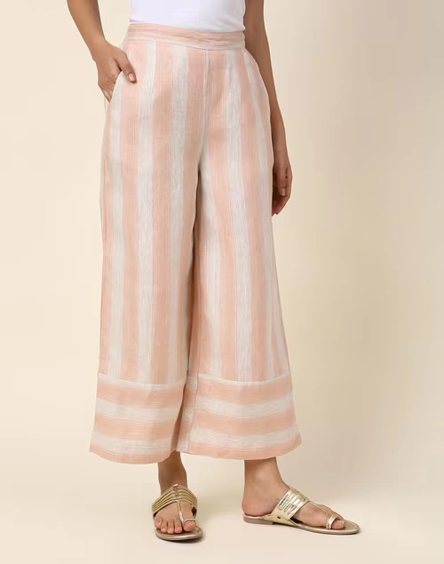 White Linen Culottes