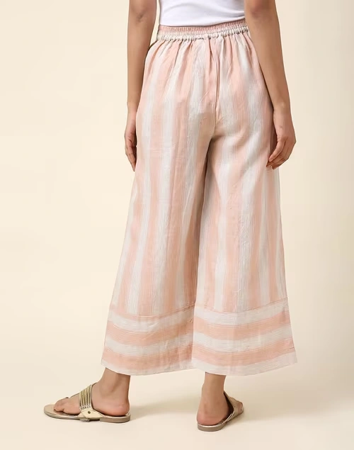 White Linen Culottes