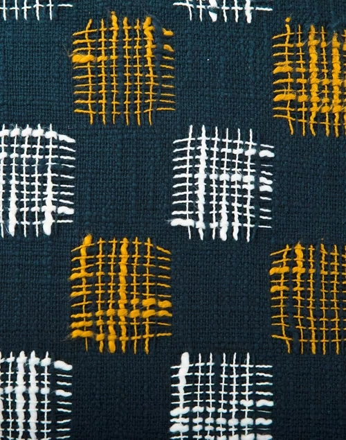 Blue Rhythm Cotton Woven Cushion Cover 4 Blue Rhythm Cotton Woven Cushion Cover