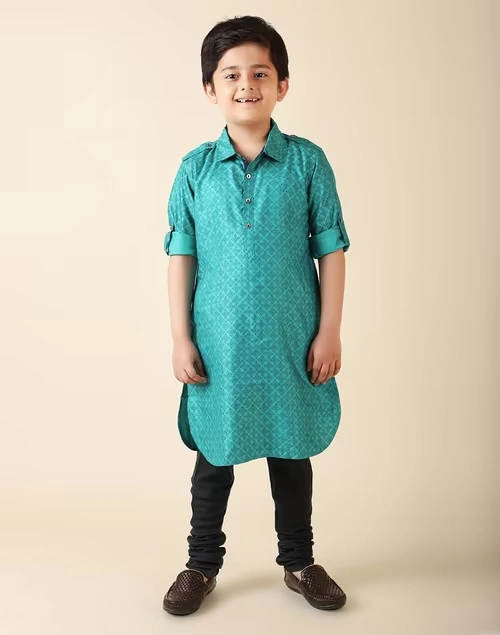 Viscose Silk Printed Long Kurta
