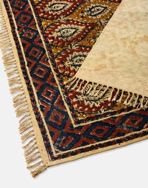 Coloured Boota Dhurrie