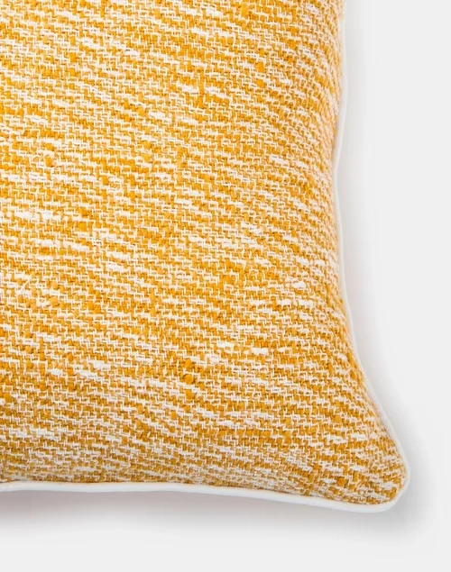 Yellow Cotton Woven Cushion Cover 3 Yellow Cotton Woven Cushion Cover