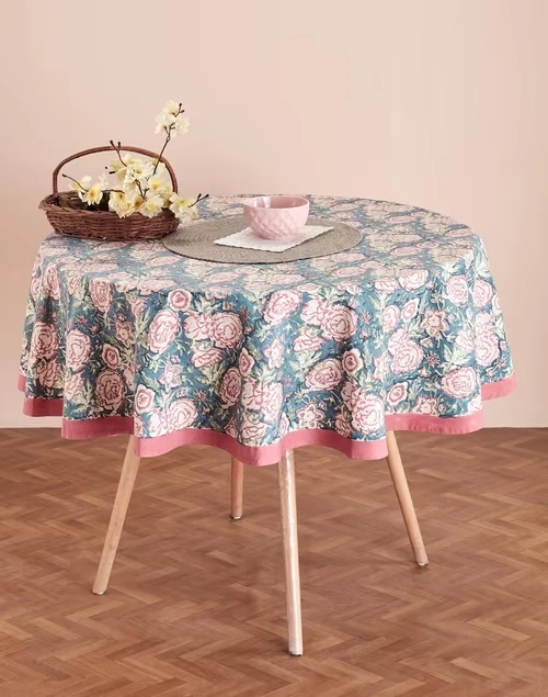 Gulab Cotton Round Table Cover