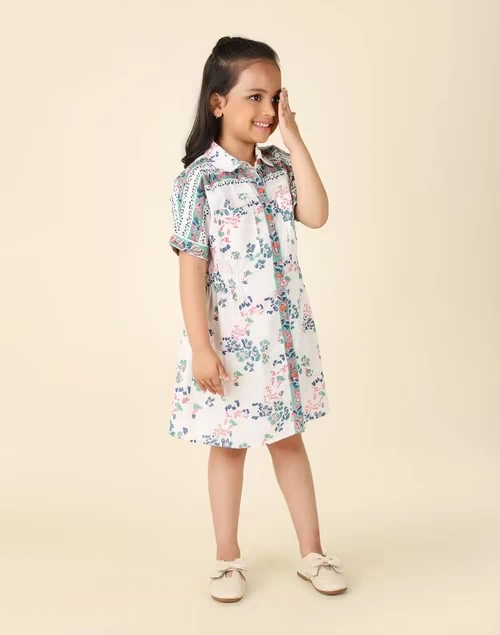 Multi Cotton Printed Dress 3 Multi Cotton Printed Dress