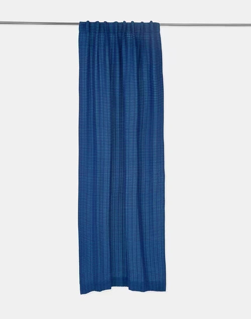 Blue Deepali Cotton Woven Curtain | 1pc 3 Blue Deepali Cotton Woven Curtain | 1pc