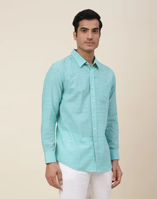 Green Cotton Shirt